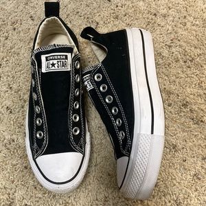 Lacefree Platform Converse Low Tops